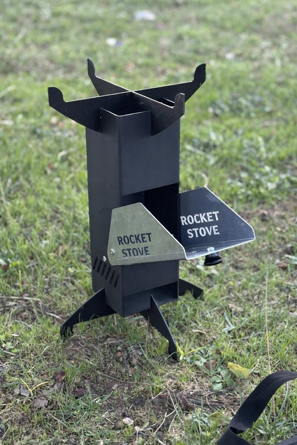 Roket Soba, Rocket Stove, Kamp Ocağı, Odunlu Kamp Sobası Çantalı