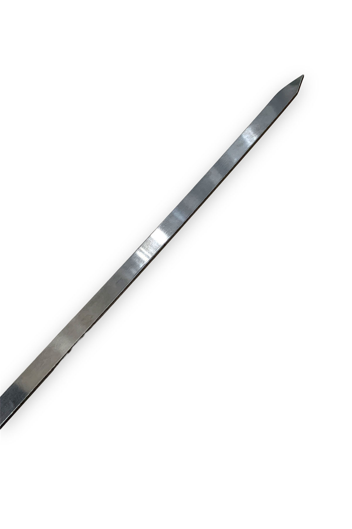 Paslanmaz Çelikten Adana Kebab Şiş 3mm (Krom) 2.5cmx60cm