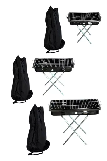 Ekonomik Emaye Kaplı Katlanır Çantalı Mangal