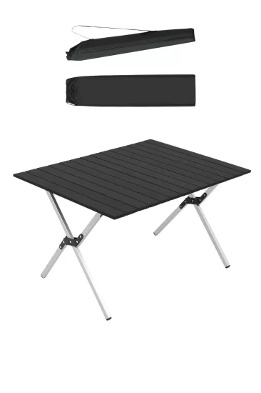 Katlanabilir Çantalı Kamp ve Piknik Rulo Masa