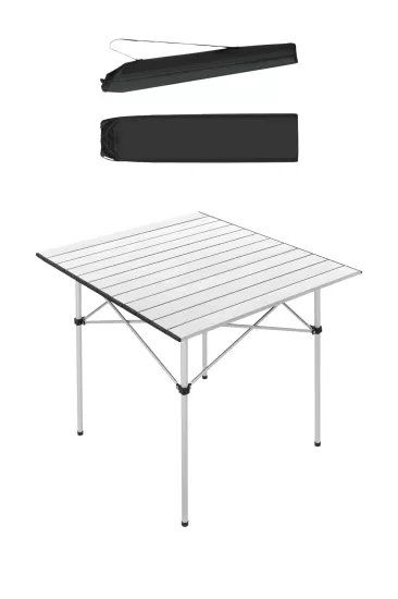 Katlanabilir Çantalı Kamp ve Piknik Rulo Masa
