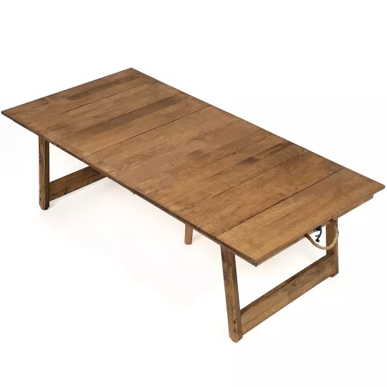 Masif Çam Ahşaptan Kamp ve Piknik Masası