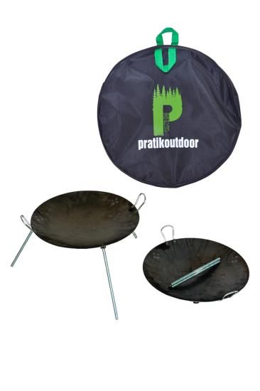 Ayaklı Sac Tava - Kavurma Tavası