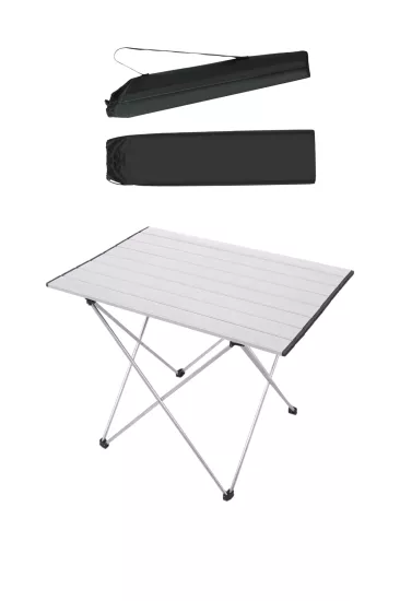 Katlanabilir Çantalı Kamp ve Piknik Rulo Masa