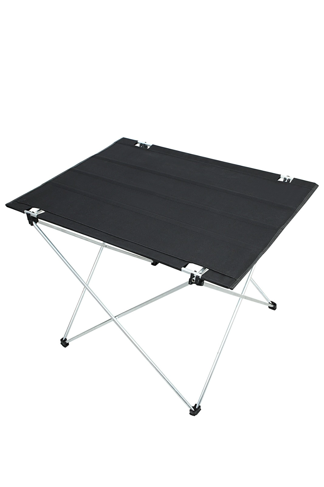 Katlanabilir Kumaş Kamp Ve Piknik Masası , Siyah Renk, Geniş Model  73 X 55 X 48 cm , Çantalı