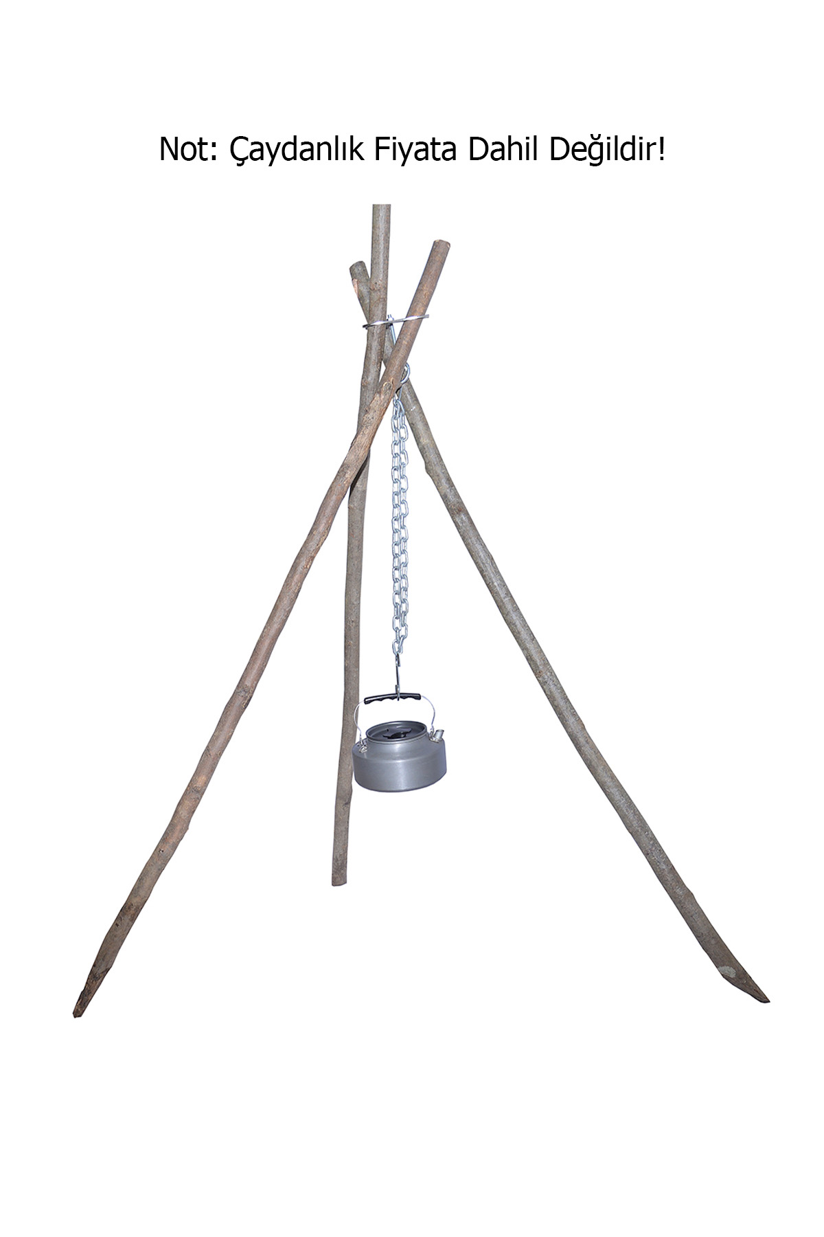 3 Ayak Kamp Ateş Askısı, Zincirli Tripod Pişirme Askısı